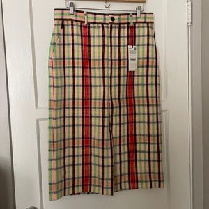 ZARA plaid pencil skirt used